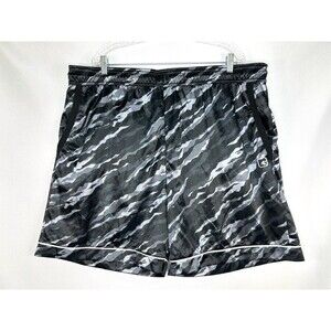 And1 Men’s 3XL Basketball Gym Athletic Shorts Lightweight Black Grey Mesh Camo